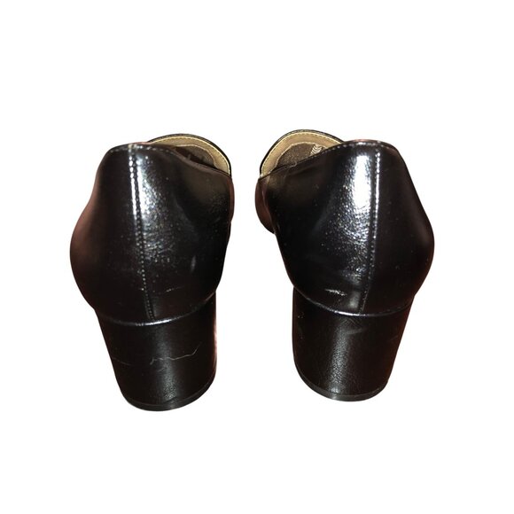 Life Stride Trixie Loafer/Pump Womens Black Leather Loafers With Block Heels Siz - Picture 5 of 11